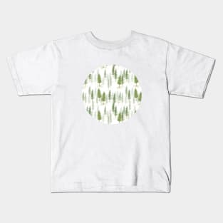 Forest of Christmas Trees Kids T-Shirt